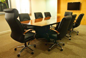 A cleaned office by janitorial services